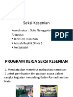 Program Kerja Sie Kesenian