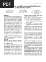 A New Computer-Based Ferromagnetic Metal Detector For Security Applications