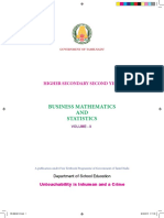 Std12 Business Mathematics and Statistics EM Vol 2 WWW - Tntextbooks.in PDF