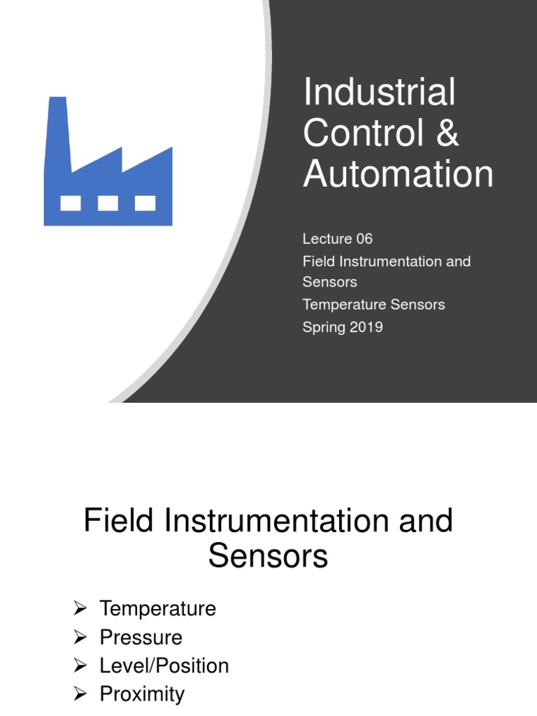 Temperature Sensors in Industrial Automation | PDF | Thermocouple ...