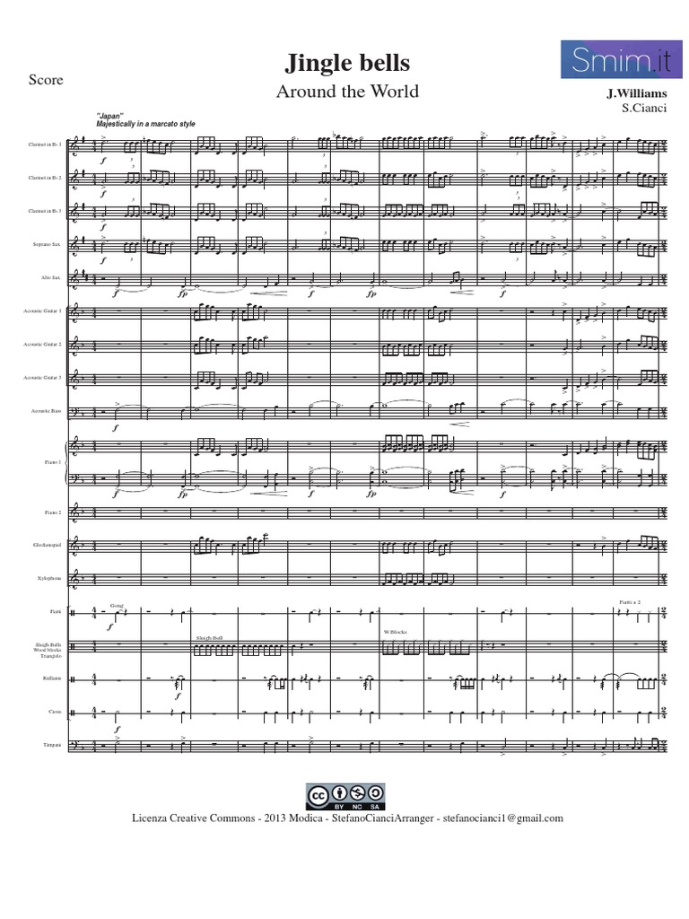 Jingle Bells Around The World SC Orchestra Partitura e Parti PDF PDF