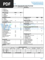 WPS Format For Asme Ix - Wps - Gtaw Saw