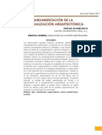 La Argumentación de La Conceptualización Arquitectónica: Resumen