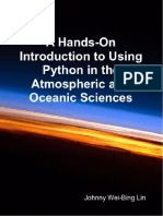 A Hands On Introduction To Using Python in The Atmospheric and Oceanic Sciences PDF