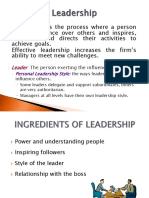 Leading Leadership