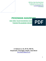 Pedoman Akademik Sma Putri 2019-2020 PDF