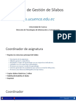 Ejemplo para Gestionar El Silabo - Ingeniería