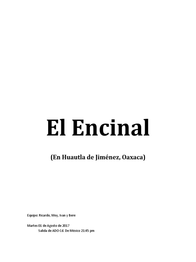 El Encinal | PDF | Oración | Cristo (título)