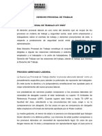 Derecho Procesal Laboral