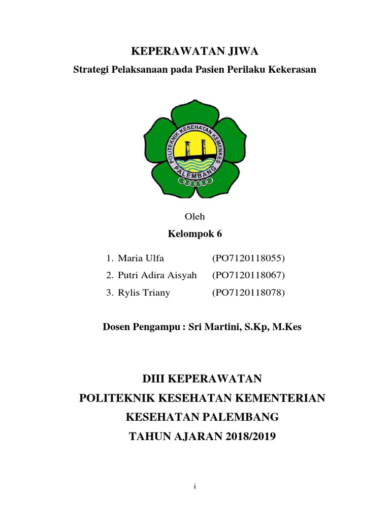Sp perilaku kekerasan pdf