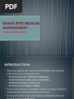 Snake Bite Medical Management