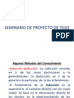 Seminario Proyecto Tesis- 2019