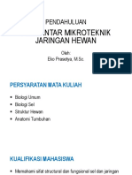 Pertemuan 3 - Mikroteknik - Teknik Histologi Pada Hewan