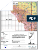 Borama District - Awdal Region Grid Map with Humanitarian Reference