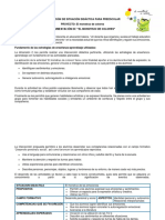 Planeación de Situación Didáctica para Preescolar