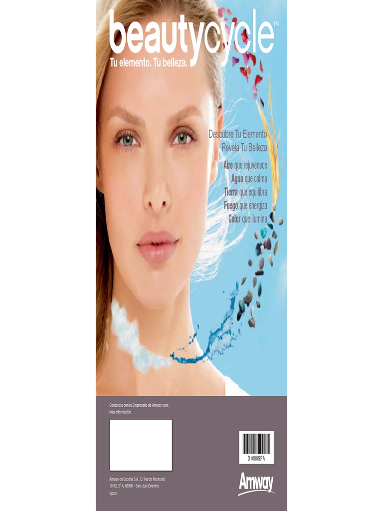 ベース ESP Original Series -AMAZE-CTM-SL5- Catalogo Amway PDF | PDF | Piel | Agua