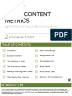 Video Content Metrics Benchmark Report PDF