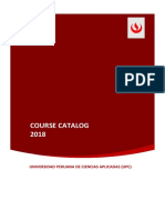 UPC Course Catalog (2018)