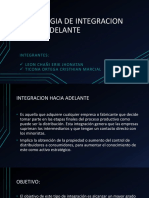 Estrategia de Integración Hacia Adelante