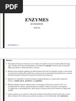 Enzymes: Biochemistry BCH 211