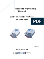 Instruction and Operating Manual: Electro-Pneumatic Positioner