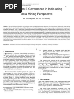 Download Studies on E Governance in India using Data Mining Perspective by Journal of Computing SN43092855 doc pdf