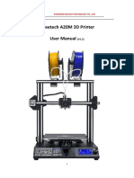 Geeetech A20M 3D Printer User Manual: Shenzhen Getech Technology Co., LTD