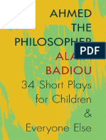 Alain Badiou - Ahmed The Philosopher PDF