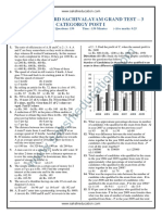 Ap Grama/Ward Sachivalayam Grand Test - 3 Categorgy Post I