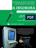 Cabinas Insonorizadas, Audiometrica, Sonoamortiuada