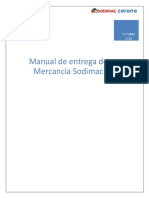 Manual Recibo de Mercancia Integral Sodimac 2018