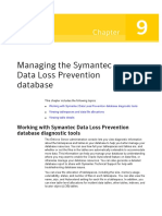 Managing Data Loss Prevention Database