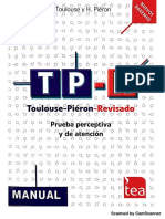 TP-R. Toulouse-Piéron Revisado. Prueba Perceptiva y de Atención PDF