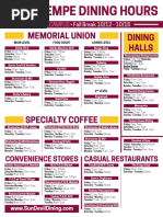 Memorial Union Dining Halls: Convenience Stores Casual Restaurants