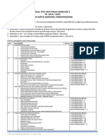 Soal Test Keputrian Semester 1