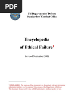 Encyclopedia of Ethical Failure: U.S Department of Defense Standards of Conduct Office