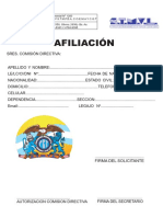 Afiliación Personeria Gremial 1283