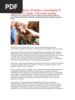 Exercício Físico Fortalece Articulações E Músculos E Ajuda a Prevenir Quedas