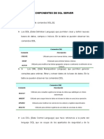 Componentes de SQL Server: Comandos