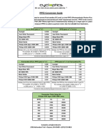 Smoke Measurement Conversion Chart | PDF | Optics | Electromagnetic ...