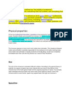 Physical Properties:: Everything