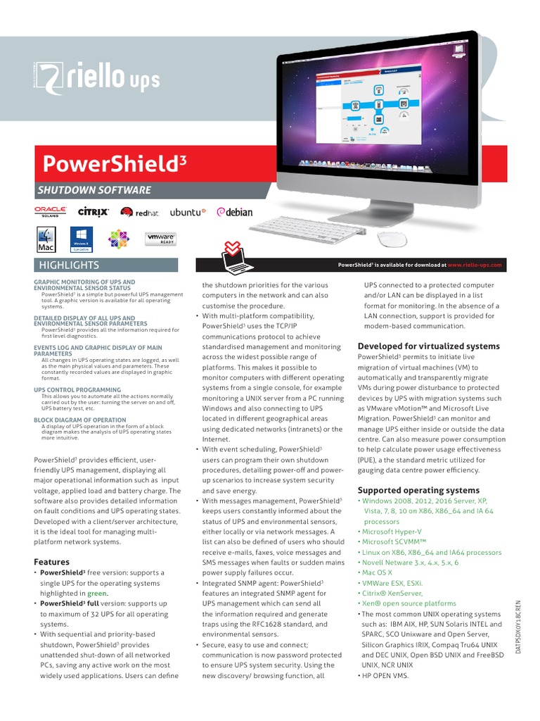 Powershield: Shutdown Software | PDF | Virtual Machine | Unix