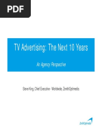 TV Advertising: The Next 10 Years: An Agency Perspective