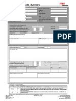 Part & Process Audit: Summary: General Supplier Information