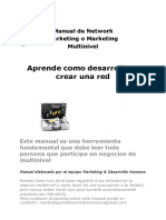 Manual de Network Marketing o Marketing