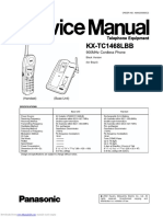 Telefone Panasonic KX-TC1468LBB - Ingles
