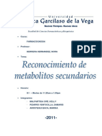 Informe 2 Fcgs Reconocimiento de Metabolitos