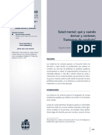 Salud Mental: Qué y Cuándo Derivar y Contener. Trastornos de Conducta