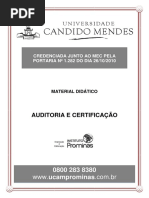 Auditoria e Certificação
