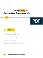 Managing The Quality of Consulting Engagements